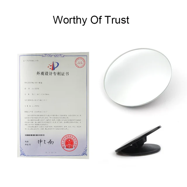 MEIDI Car Rear view Convex Mirror Voiture 360 Degree Rotable Wide Angle Blind Spot Auto Exterior Accessory for parking safety