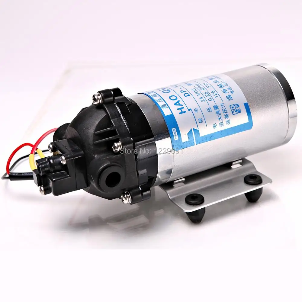 DC 24V 10W 1LPM 125psi мини высокого давления Выключатель давления насоса диафрагмы насосы 5m самовсасывающий насос
