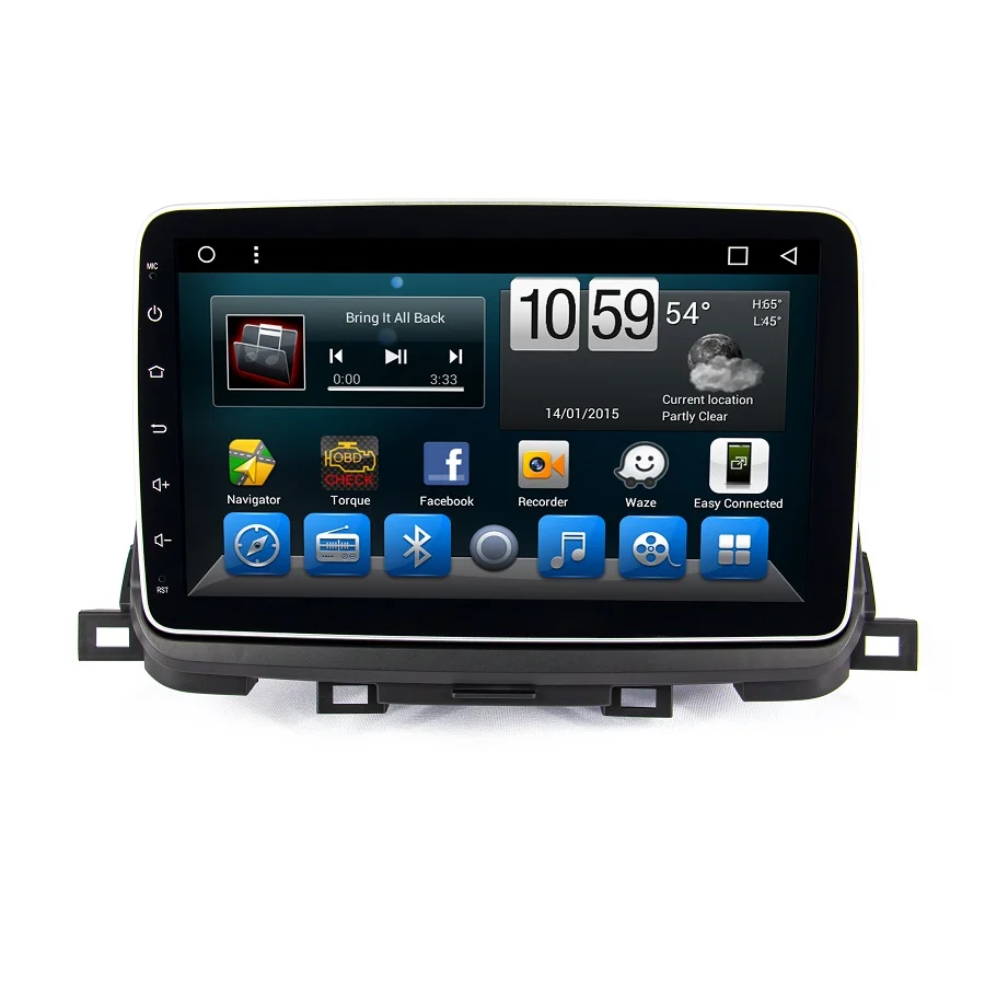 Discount Navirider car dvd player for Kia Sportage R 2018 octa core android 8.1.0 car gps multimedia head unit stereo tape recorder 1