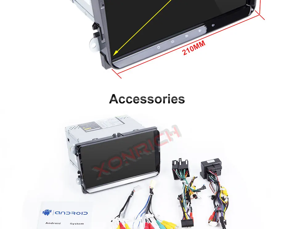 Clearance Android 8.1 Auto Stereo Radio GPS Car No DVD Player For koda/Octavia/Seat/VW/CC/PASSAT B6 B7 Golf 5 6 RAM 2GB 4 Core 29
