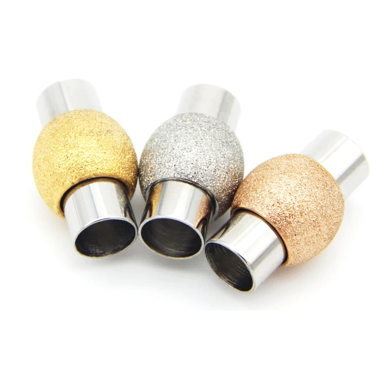

5pcs/Lot Tube Strong Magnetic Clasps for Bracelets Necklace Leather Cords Diameter 2mm--8mm End Clasps For Jewelry Making