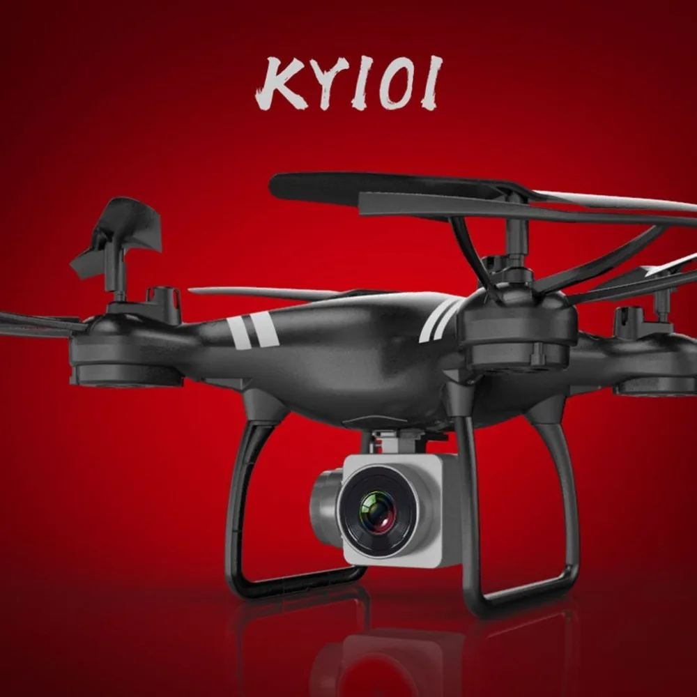 

KY101 RC Drone With Camera HD 0.3MP 2MP Wide Angle Lens Wifi FPV Quadcopter Altitude Hold Headless Mode Voice Control Helicopter