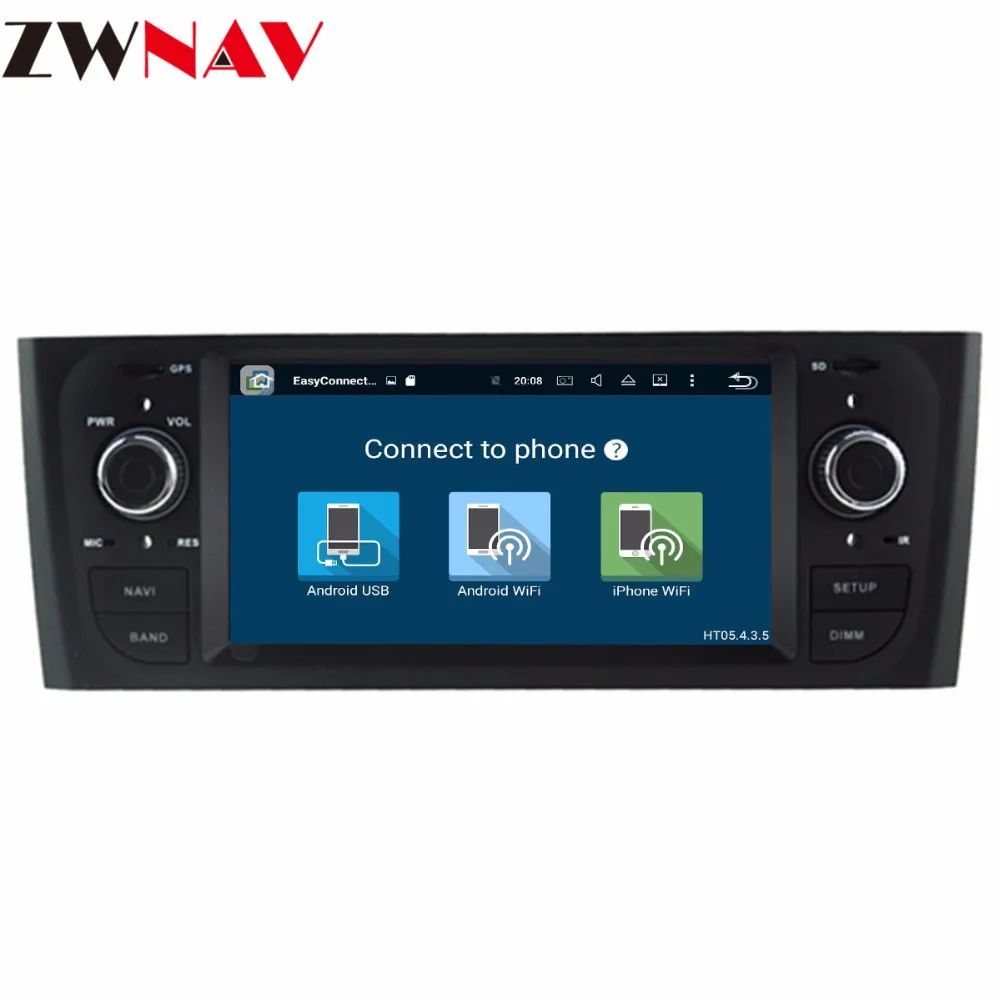 Excellent Android 8.1 Car DVD player Stereo head unit For Fiat Grande Punto Linea 2007 2008 2009 2010 2011 2012 Auto radio GPS Navigation 4
