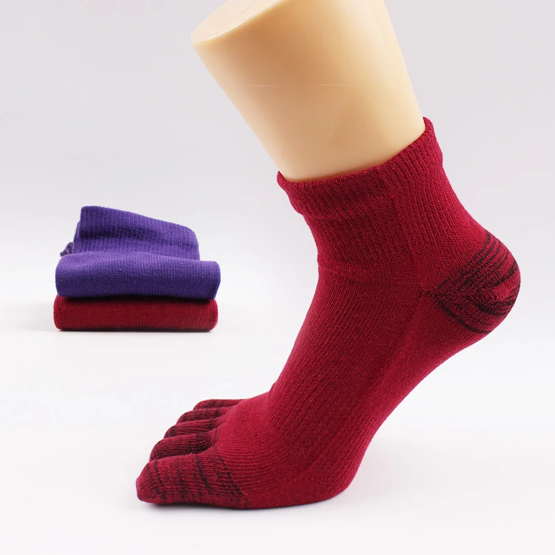 6 пар/лот мода на весну и зиму полосатые носки Для мужчин удобные бизнес носки пять пальцев хлопок дыхание толстый носок S003