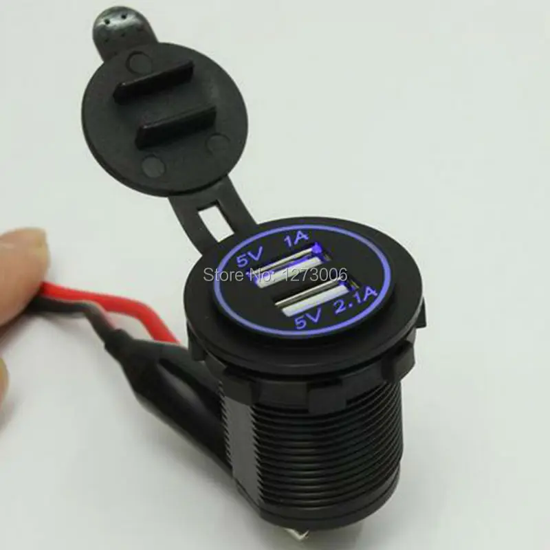 1 шт. мульти-выбор 12 В DIY прикуриватель розетка и USB Автомобильное зарядное устройство черный для автомобиля аксессуары для мотоциклов