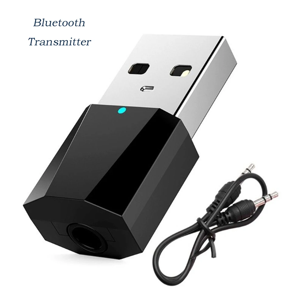 

Bluetooth Transmitter Portable Stereo Audio 4.2 Wireless USB Adapter For TV PC Computer to Bluetooth Headphones/Speakers