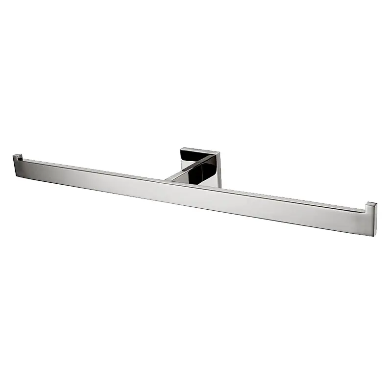 

AUSWIND Modern Square Base Towel Bar Wall Mount 304 Stainless Steel Towel Rings Bathroom Accessories Q7CV
