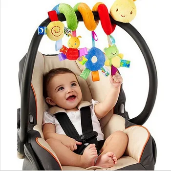 

0-12 Months New Infant Toys Baby Crib Revolves Around The Bed Stroller Playing Toy Crib Lathe Hanging Baby Rattles Mobile