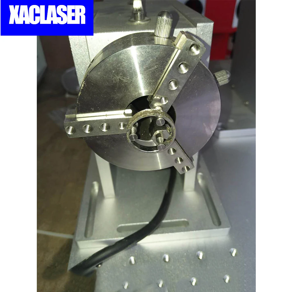 Automatic 30W Fiber Laser Marking machine System for gloden siver jewelry laser marking machine