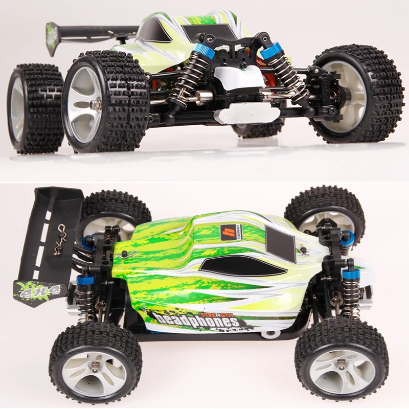 Wltoys A959 B 1:18 Радиоуправляемый автомобиль 2 4G 4WD 70 км/ч высокоскоростной Дрифтерный с