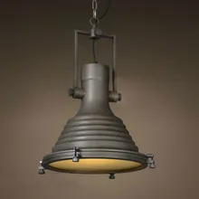 Lámpara colgante Náutica de ola Industrial, lámpara colgante Retro Vintage, resistente al óxido, para decoración antigua, iluminación de ladrillos para LOFT