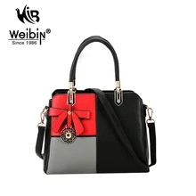 AOU Marke Fashion Frauen Tote Tasche frauen handtaschen Kunstleder Damen Patchwork Tasche Weibliche Handtasche Frauen Messenger Bags