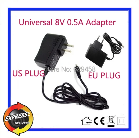 

8V 0.5A AC Power Adapter Charger for Logitech L-LD4-2 190254-A002 US EU PLUG