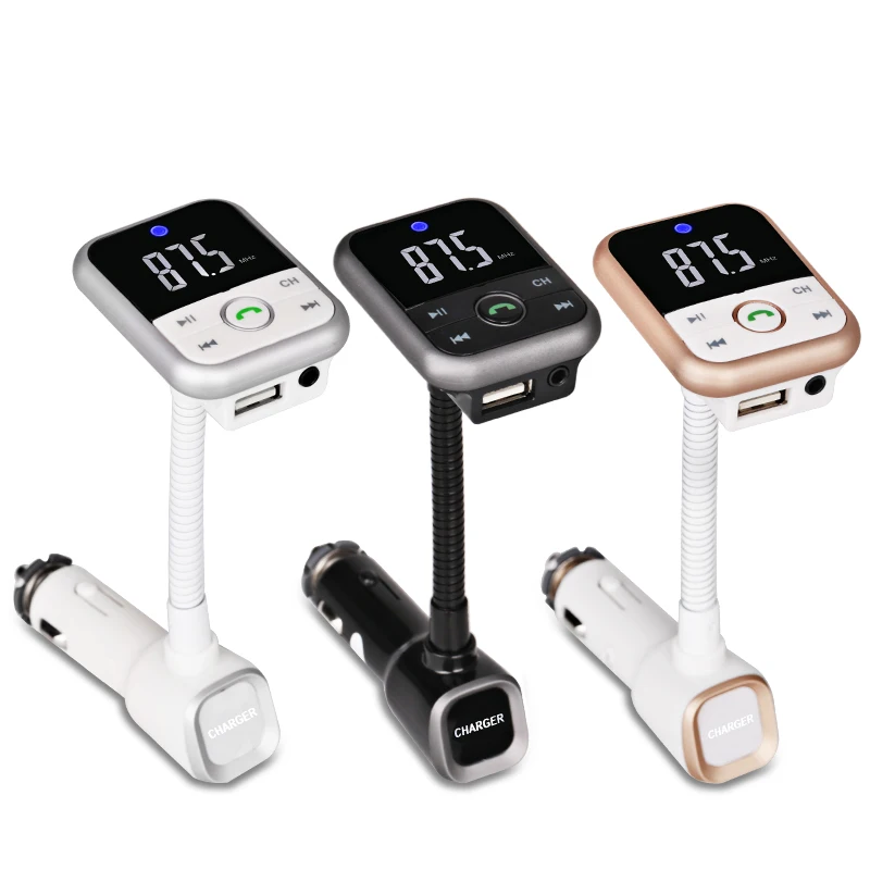 Bluetooth автомобильный комплект MP3-плеер громкой связи беспроводной fm-передатчик радио адаптер USB зарядное устройство с пультом дистанционного управления