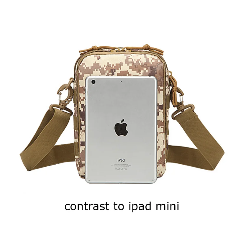 800D Oxford Military Tactical Shoulder Bag,Outdoor Sports Bag Camping Hiking Trekking Molle Crossbody Bag 4 Colors