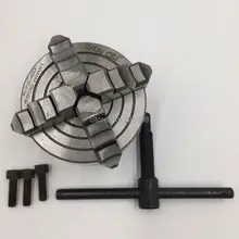 4 Челюсти 80 мм токарный патрон 3 ''четырехкулачковый независимый патрон K72-80 M6 для токарного станка с ЧПУ