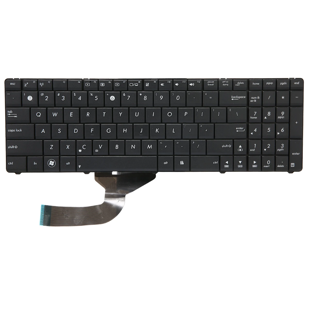 

US Laptop Keyboard Fit For ASUS K53 K53E K53S K53U K53Z K53BY K73 K73B K73E K73S X52 X52F X52J X52JR X55 X55A X55C X55U Series