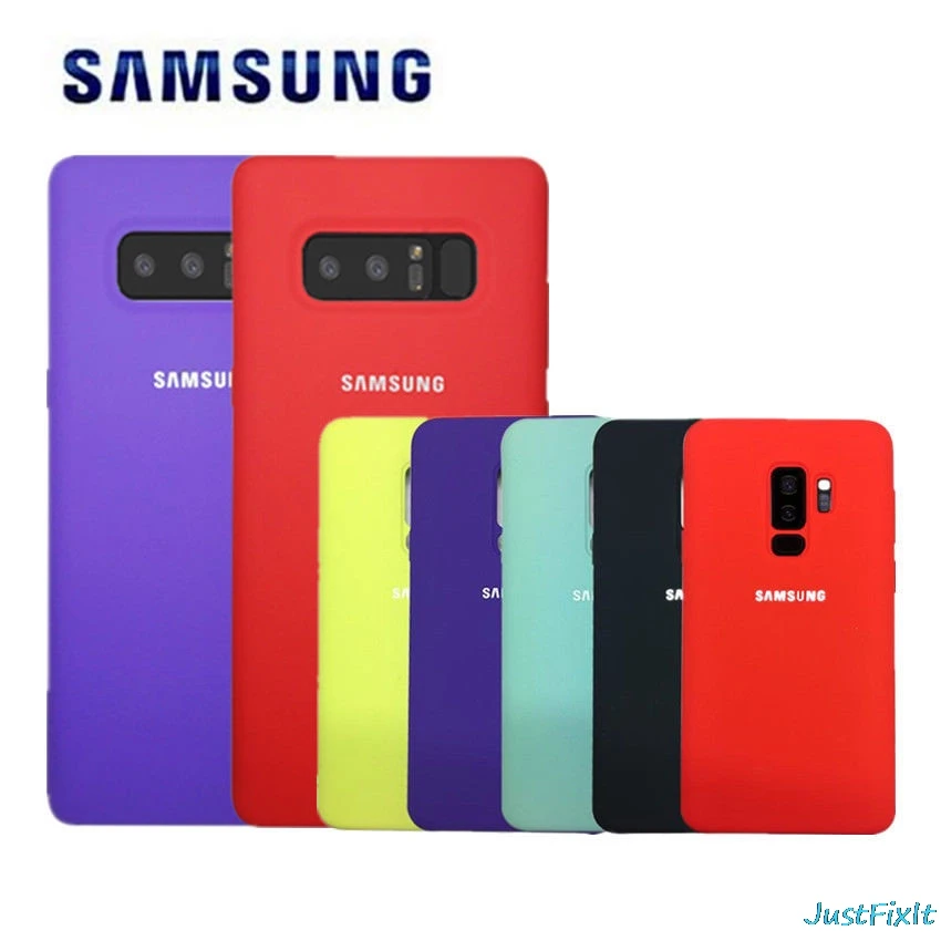 

100% Original Samsung Silicone Cover Case for Samsung Galaxy Note 8 SM-N950 N950F 7 colour Anti-Wear Protection