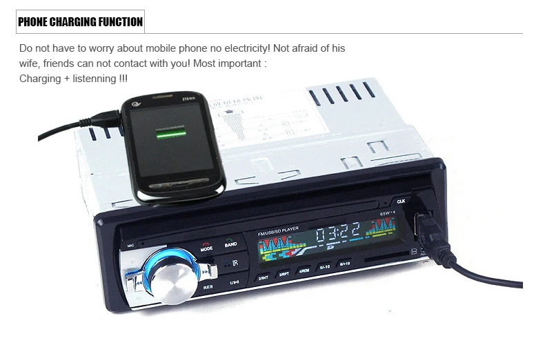 Разъем iso автомобиль радио стерео проигрыватель Bluetooth телефона AUX-IN MP3 FM/USB/1Din/пульт дистанционного управления 12 V автомобильный аудио JSD520 передача УКВ-стереосигналов