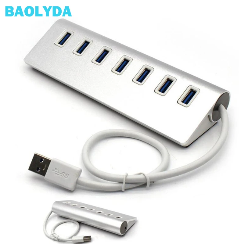 

Baolyda HUB USB 5Gbps USB 3.0 Hub With 4/7/10 PORTS USB 3.0 Multiport Adapter For Computer MacBook Pro Multiple Accessories