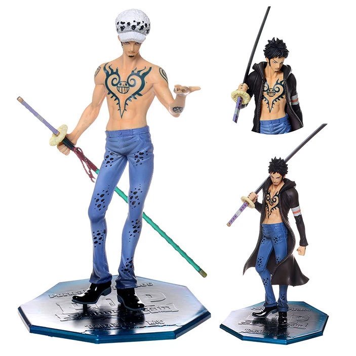 Assembled 2 Bodies 24cm One Piece Come On Trafalgar D Water Law Blade Tattoo Cloak Jeans Pvc Model Action Figures Free Shipping Jean Jumpsuit Jeans Pants For Boyspvc Grill Aliexpress
