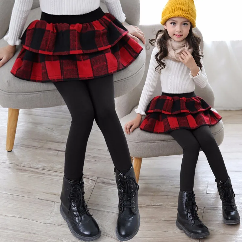 Зимняя детская одежда леггинсы для девочек модные плотные флисовые леггинсы для маленьких девочек, детские длинные брюки