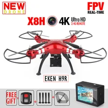 NEW Syma X8HG RC Drone with 4K 1080P WIFI Camera 2.4G 6 Axis Dron RC Quadcopter Helicopter Fit H9R Camera VS MJX X102H X101 Toys