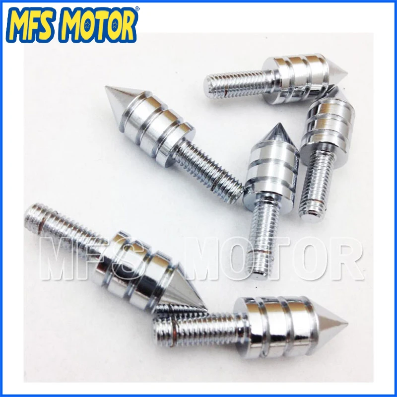 

Motorcycle parts Spike Bolts Universal Chrome Motorcycle Windscreen, Fairings, License Plate
