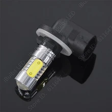 10 шт. супер яркая H27 881 5LED COB авто противотуманная фара лампа DC12V Замена для HID ксеноновый галогенный свет