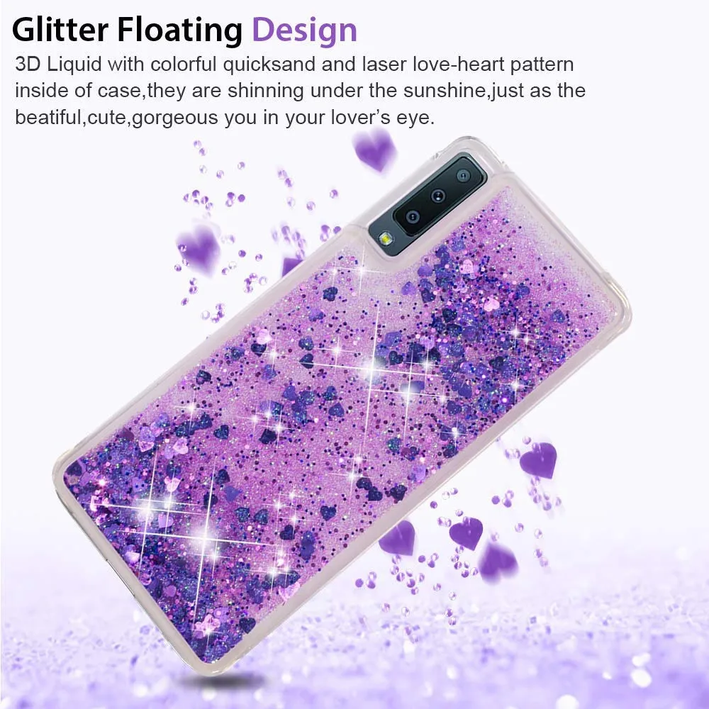 For Samsung Galaxy A7 2018 Case A7 2018 A750 Liquid Glitter Soft Case on For Samsung A7 2018 SM-A750 Phone Cases A750F Cover 6 (10)