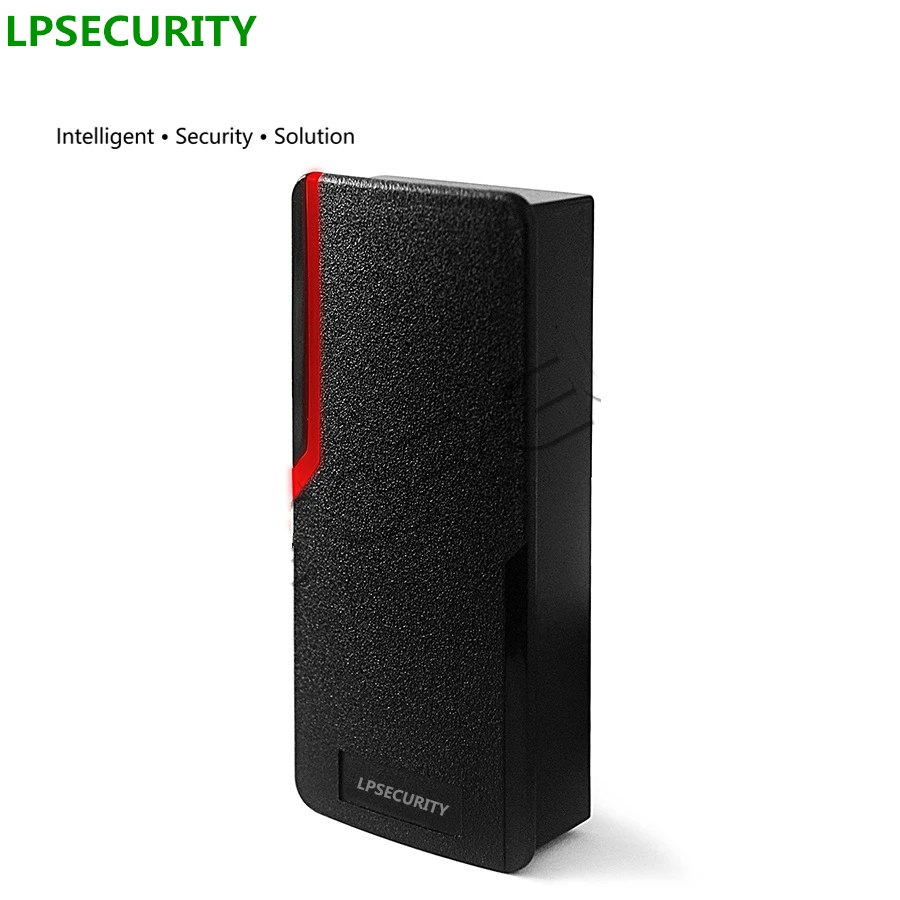 

LPSECURITY otudoor waterproof WG26 IC or ID EM RFID access control proximity card reader 125KHZ or 13.56MHz slave tag reader