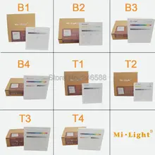 Mi.light Smart Touch Panel Controller B1 B2 B3 B4 T1 T2 T3 T4 Single Color / RGBW / RGB + CCT For Led Strip / Panel Light / Bulb