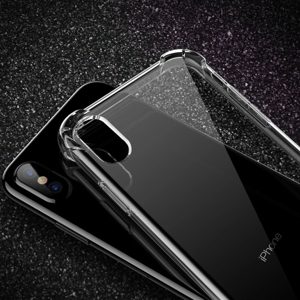 

For Xiaomi Mi 6 8 9 SE Mix 2s 3 A2 Case Silicone Anti-knock Clear Cover For Redmi 6 Pro 6A 7 Note 5 7 Pro Transparent Phone Case