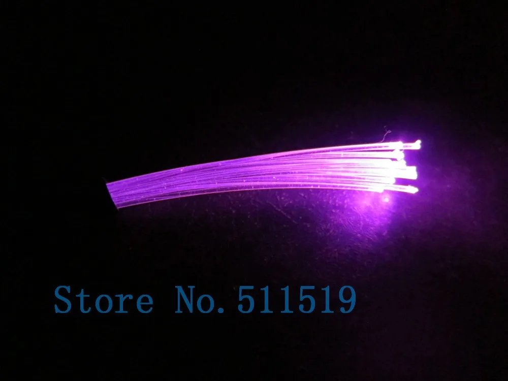 

B.End-light multi-core Optical fiber cable ,0.75 *25 strands 6.0 mm diameter plastic fiber optic cable for optic fiber light