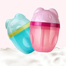 1 st Voedsel Opslag Cartoon Beer Draagbare Voedsel Container Baby Melkpoeder Dispenser Container Drie Rooster Baby Baby(China)