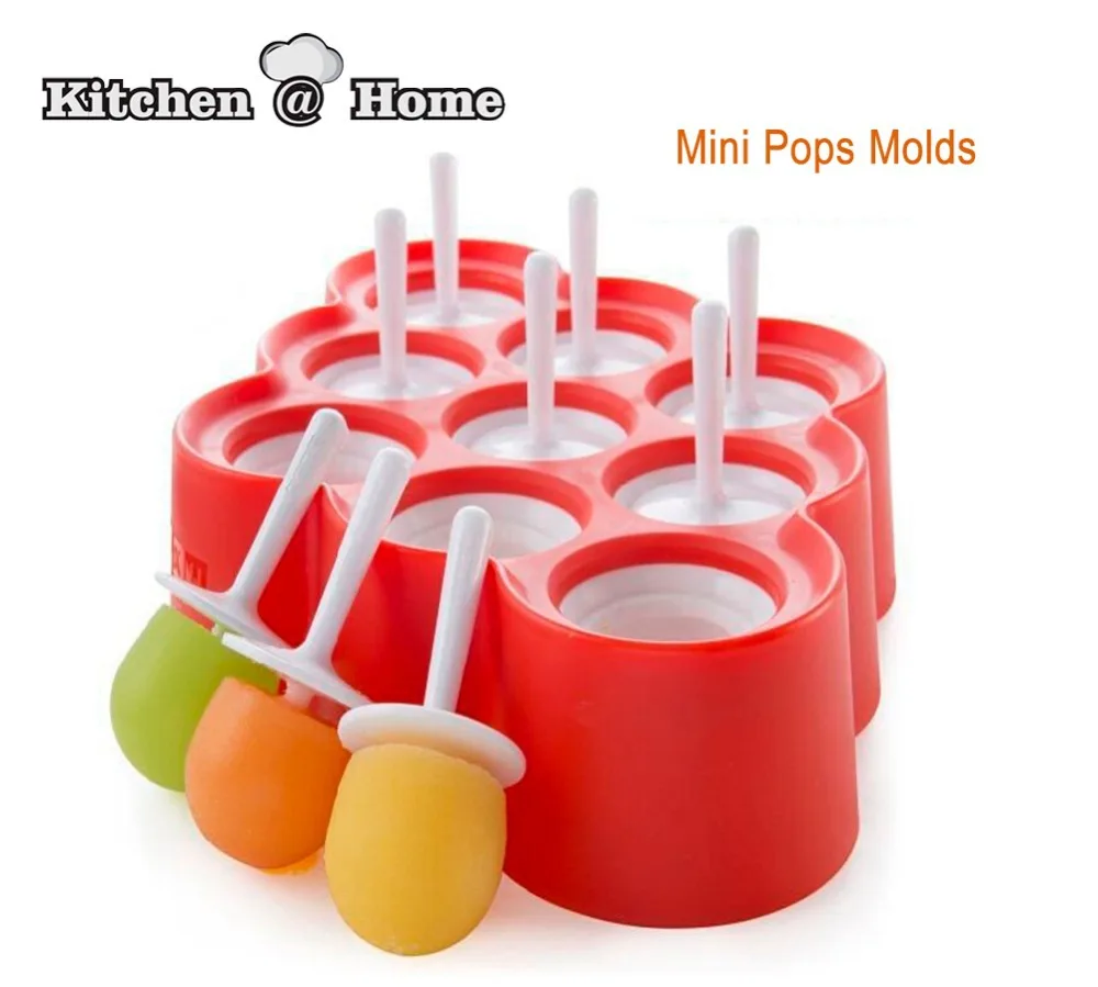 Mini DIY Ice Pops Molds Maker Homemade Frozen Mini Popsicle Mould With