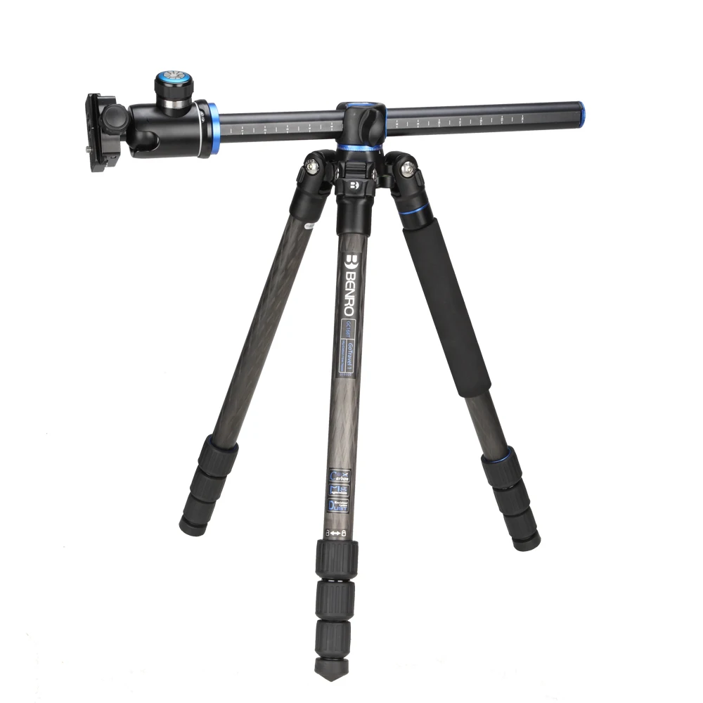 

Benro GC168TV1 Tripod Carbon Fiber Tripods Monopod For Camera With V1 Head 4 Section Bag Max Loading 14kg DHL Free Shipping