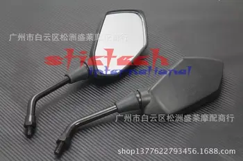 

by DHL or Fedex 100 pair motorcycle rearview mirror 10mm with motorcycle rearview Side mirror For honda yamaha Kawasaki Suzuki