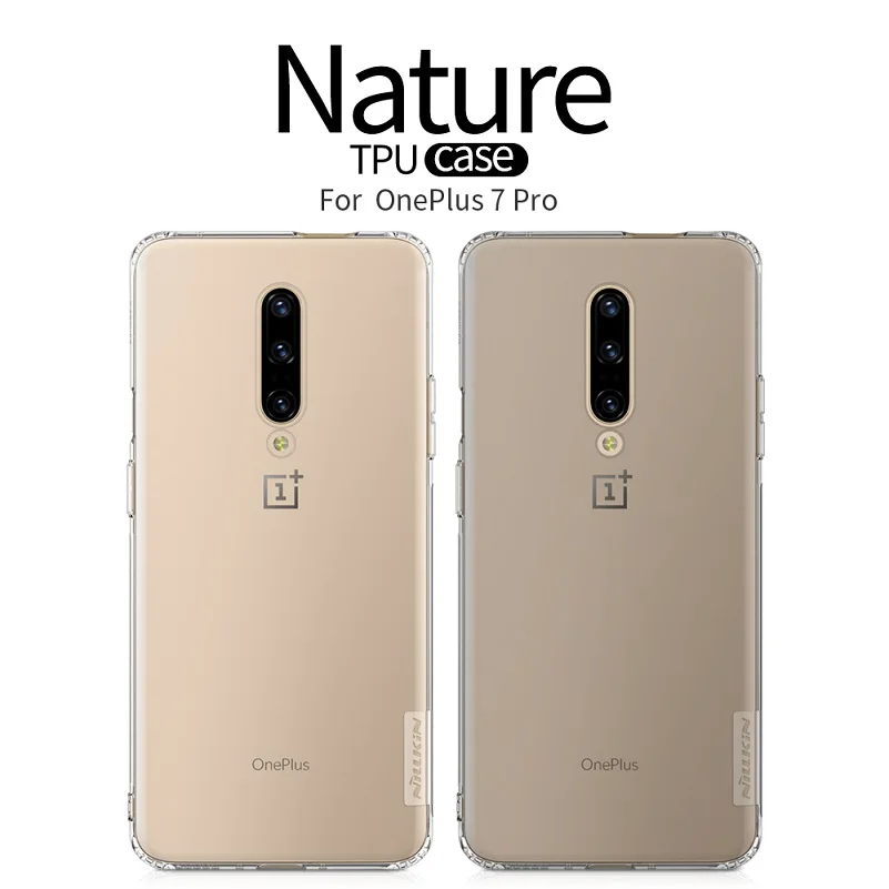 OnePlus 7 чехол Nillkin Nature прозрачный мягкий кремний TPU Защитный чехол для OnePlus 7t чехол OnePlus 7 Pro one plus 7