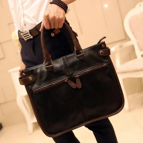 2017 designer handbags high quality portfolio male man 13'' computer ...