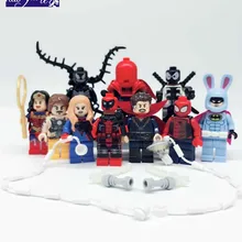 120 PC Trek Ninja Marvel супер герой Пираты Карибского моря Веном Дэдпул Доктор Стрэндж блоки паук-женщина модели игрушки