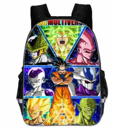 photo color Рюкзак Dragon Ball, ультра инстинкт Гоку Z Vegeta Migatte no Gokui, повседневные школьные сумки для малышей, мальчиков и девочек, подростков, Mochila Bolsa - Цвет: photo color