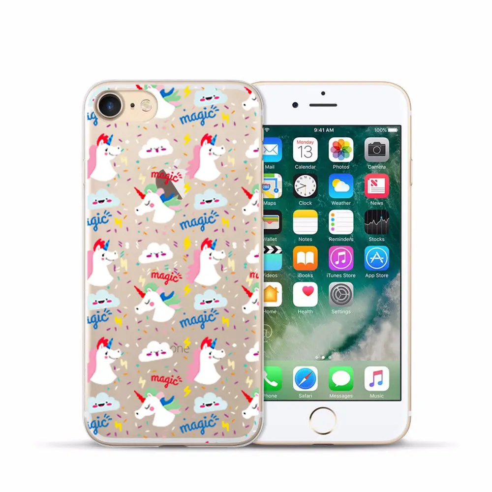 Transparent Silicone Case for Iphone 7 Soft TPU Cover for Iphone 4S 5C 5S SE for Iphone 6s 6 PLUS 7 8 plus X XS XR XS MAX Fundas (15)