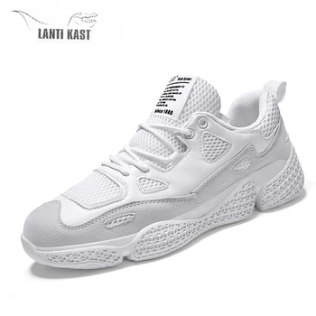 

Breathable Men Sports Sneakers Male Running Shoes High Quality Comfortable Non-slip Soft Mesh Men Shoes 2019 Summer New