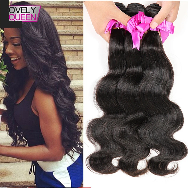 8A Brazilian Virgin Hair Body Wave 3 Bundles Mink Brazilian Hair 100% Human Hair Weave Virgin Brazilian Hair Extensions BodyWave