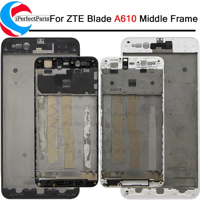 Для zte Blade A610 BA610 A 610 экран ЖК средняя рамка Передняя рамка Корпус Крышка для zte A610 средняя рамка