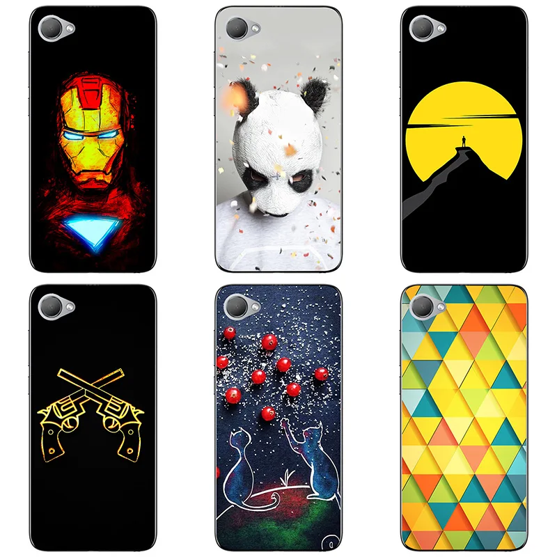 For HTC Desire 12 Case Hard Plastic Back Cover Cases Painting Abstract Coque Patterned Shell Skin |