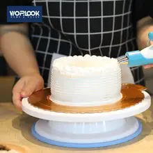 Торт креповый стол с противоскользящим трафарет на кольце поворотный стол PP оборудование для выпечки кекс торт проигрыватель DIY инструмент для выпечки