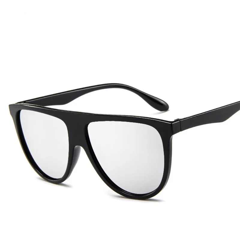 Yoovos новые роскошные солнцезащитные очки Женские винтажные Дизайнерские мужские/женские большие рамки солнцезащитные очки Классические уличные Oculos De Sol UV400 - Цвет линз: White