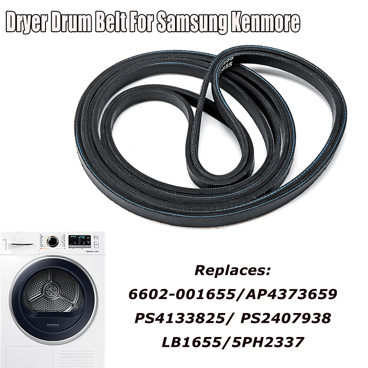 5PH2337 AP4373659 LB1655 4 x 6602001655 Belt for Samsung Dryer PS4133825